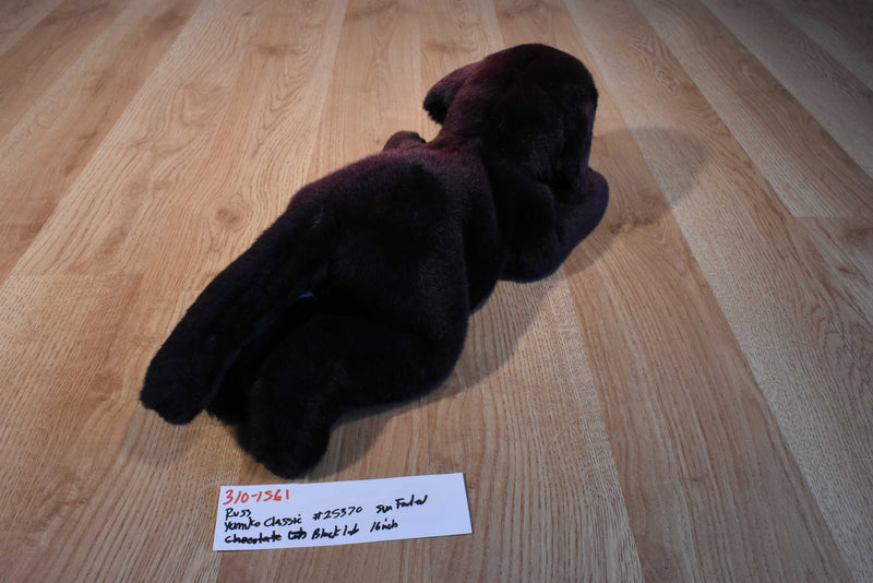 Russ Yomiko Black Lab Beanbag Plush