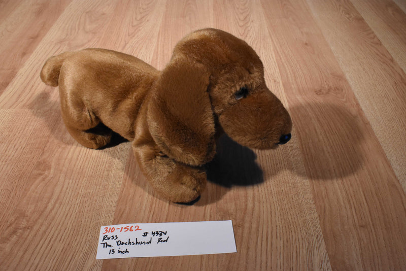 Russ The Dachshund Dog Beanbag Plush