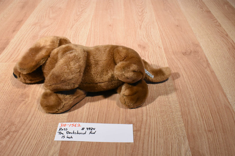 Russ The Dachshund Dog Beanbag Plush