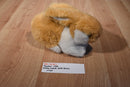Fordlet Orange and White Bunny Rabbit 1990 Plush