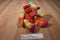 Russ Confetti Teddy Bear Beanbag Plush