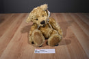 Russ Cromwell Beige and Brown Teddy Bear Beanbag Plush