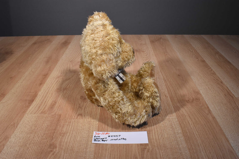 Russ Cromwell Beige and Brown Teddy Bear Beanbag Plush