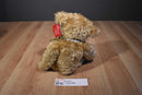 Russ Cromwell Beige and Brown Teddy Bear Beanbag Plush