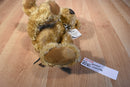 Russ Cromwell Beige and Brown Teddy Bear Beanbag Plush