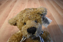 Russ Cromwell Beige and Brown Teddy Bear Beanbag Plush