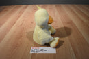 Ty Pluffies Ducky Yellow and Orange Duck 2005 Beanbag Plush