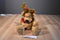 Tri Russ Brown Bear/Reindeer with Fake Nose Beanbag Plush