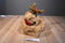 Tri Russ Brown Bear/Reindeer with Fake Nose Beanbag Plush