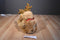 Tri Russ Brown Bear/Reindeer with Fake Nose Beanbag Plush