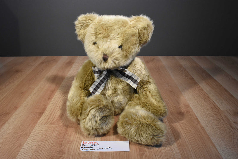 Russ Padsworth Beige Teddy Bear Beanbag Plush
