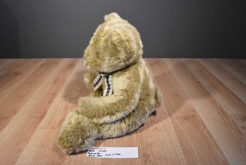 Russ Padsworth Beige Teddy Bear Beanbag Plush