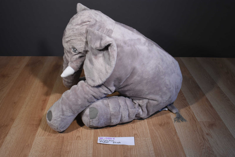 Ikea Cartoon Toys Grey Elephant Pillow Plush