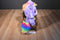 Fiesta Purple and White Puppycorn Dog Unicorn Plush