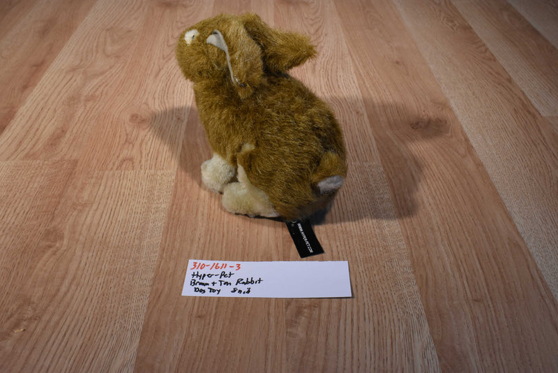 Hyper-Pet Wildlife Critters Brown and Beige Rabbit Hare Squeaking Dog Toy