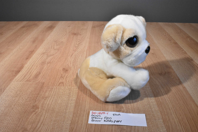Aurora Dreamy Eyes Brucer the Bulldog Puppy Dog Beanbag Plush