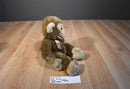 Russ Jimby Brown and Beige Monkey Beanbag Plush