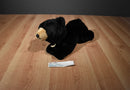 Aurora Miyoni Black Bear Beanbag Plush