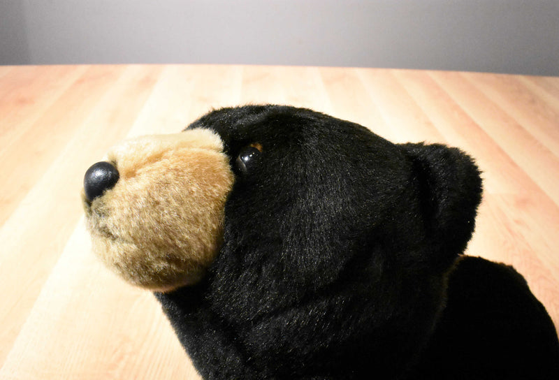 Aurora Miyoni Black Bear Beanbag Plush