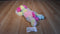 Ty Classic Neon Rainbow Saint Bernard Yodeler 2014 Beanbag Plush