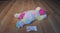 Ty Classic Neon Rainbow Saint Bernard Yodeler 2014 Beanbag Plush