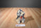 Northern Gifts Wild Wonders Grey and Beige Husky Plush With Red Bow