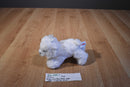 Aurora Fancy Pals Bichon Maltese Poodle Plush in Blue Carrier Bag