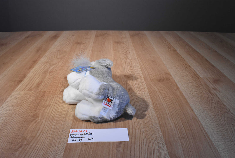 Ganz Webkinz Schnauzer  HM159 Beanbag Plush With Sealed Code