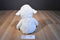 MLK Designs Mon Petit Chou White Lamb Plush
