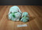 Ty Buddies 1998 and Babies 1996 Hippity Green Bunny Rabbit Beanbag Plush