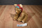 Hallmark Bunnies by the Bay Brown Dog  Buddy Hollyday 2002 Beanbag Plush