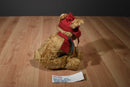 Hallmark Bunnies by the Bay Brown Dog  Buddy Hollyday 2002 Beanbag Plush