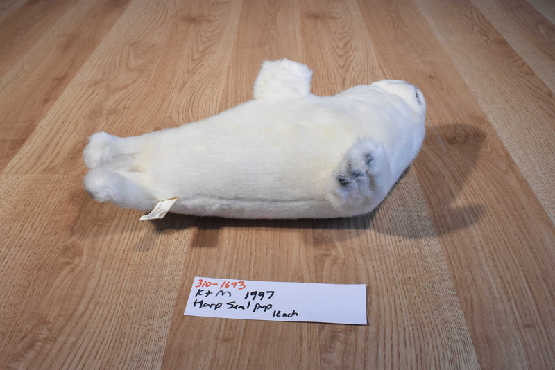 K & M White Harp Seal Pup 1997 Plush
