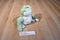 Ganz Webkinz Green and White Spotted Frog HM142 Beanbag Plush Sealed Code