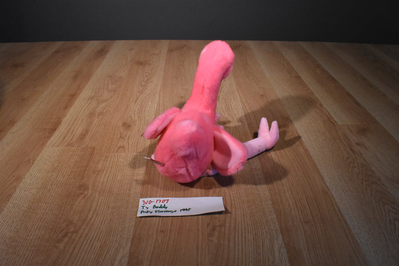 Ty Beanie Buddies Pinky the Flamingo 1998 Beanbag Plush