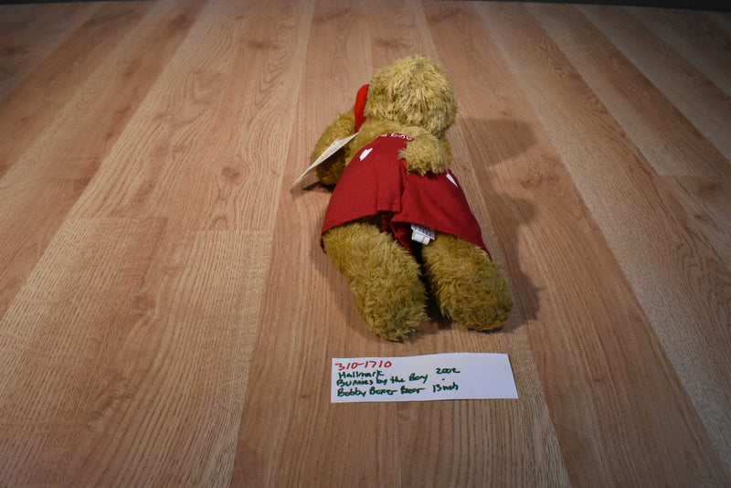 Hallmark Bunnies by the Bay Bobby Boxer Brown Bear 2002 Beanbag Plush