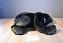 Golden Bear Co. Black Bear with Striped Scarf Plush