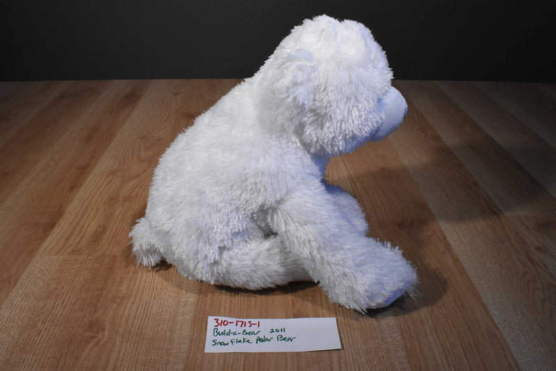 Build a Bear White Snowflake Bear 2011 Plush