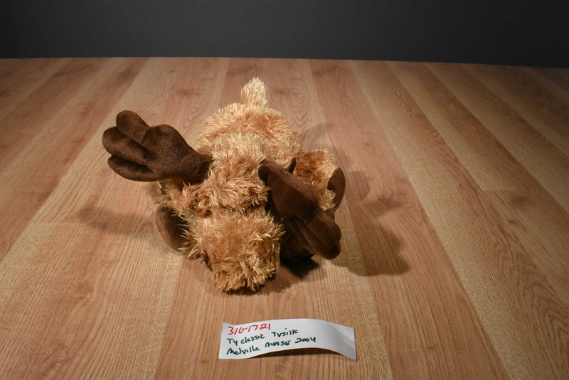 Ty Classic Melville the Moose 2004 Beanbag Plush