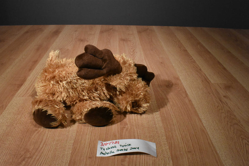Ty Classic Melville the Moose 2004 Beanbag Plush