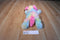 Ty Classic Yodeler Neon Rainbow St. Bernard 2016 Beanbag Plush