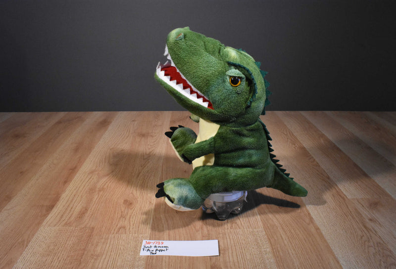 Just Qunseen Green and Yellow T-Rex Puppet