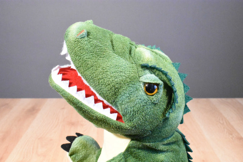 Just Qunseen Green and Yellow T-Rex Puppet
