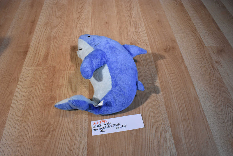 Wildlife Artists Blue Great White Shark Beanbag Plush