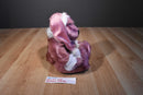 Dan Dee Pink Mauve Teddy Bear with Santa Hat Plush