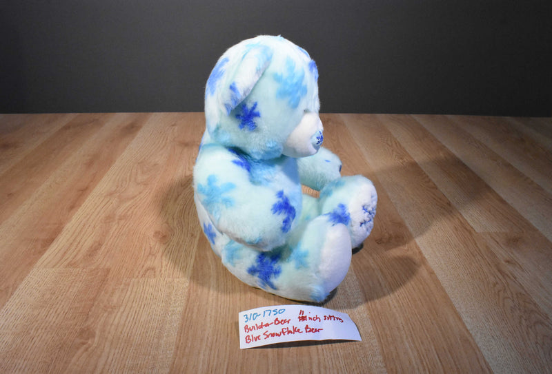 Build a Bear Blue Snowflake Bear 9009 Plush