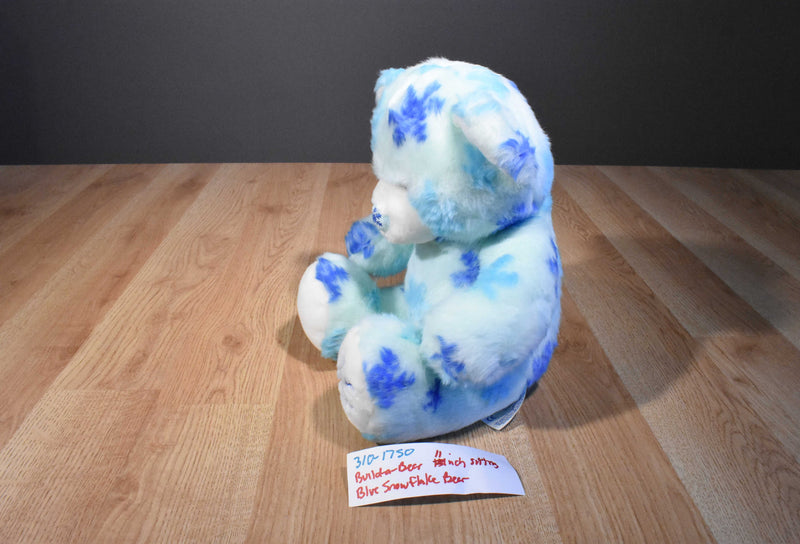 Build a Bear Blue Snowflake Bear 9009 Plush