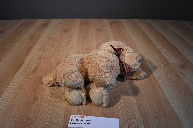 Ty Classic Goldwyn Golden Retriever Puppy Dog 2009 Beanbag Plush