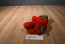 Ty Pluffies Jingles Red and Green Dog 2006 Beanbag Plush