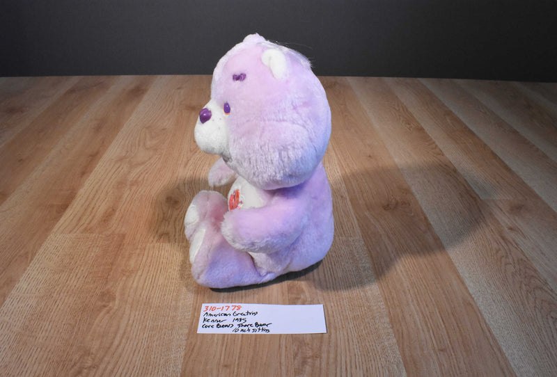 Kenner Care Bears Purple Share Bear 1985 Plush